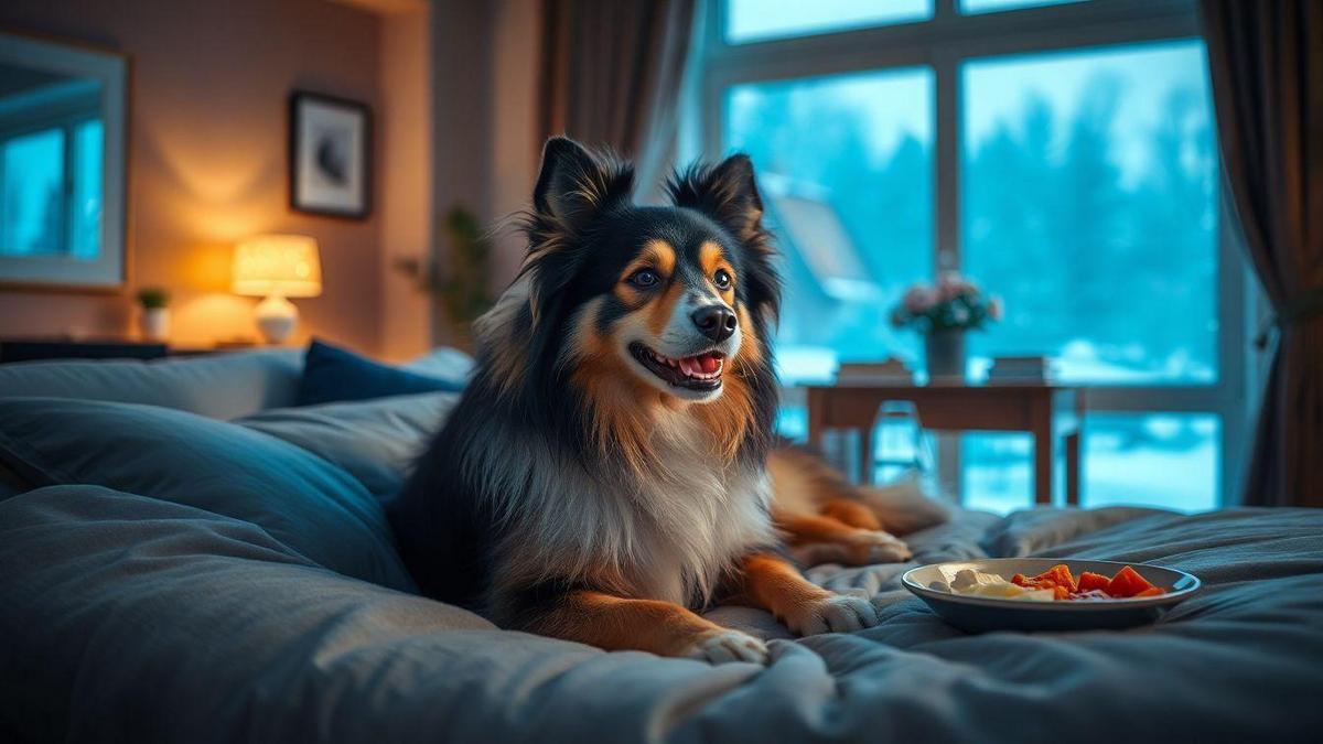 Alimentação Adequada para Cães de Pelo Longo no Inverno