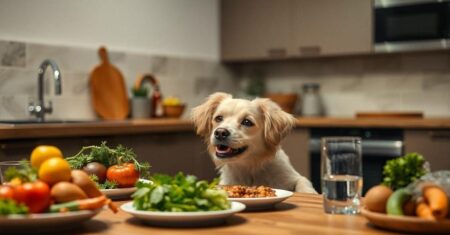 Alimentação balanceada para cães com sobrepeso em casa