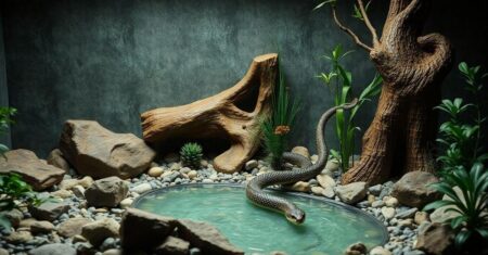 Dicas de habitat para serpentes exóticas em cativeiro