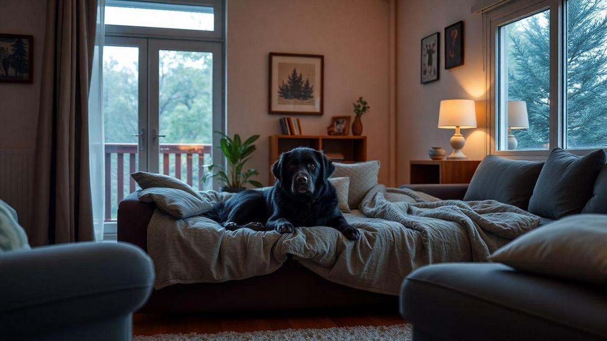Técnicas de Relaxamento para Cães Ansiosos Durante Tempestades