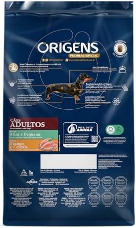         Adimax Ração Origens Para Cães Adultos De Raças Pequenas Sabor Frango E Cereais - 10.1 Kg (Pacote De 1)       