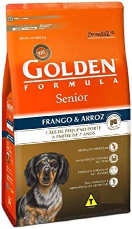         Ração Golden Fórmula Mini Bits Senior para Cães Adultos de Pequeno Porte Sabor Frango e Arroz, 10,1kg Premier Pet Para Todas Pequeno Idosos,       