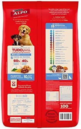         Purina Alpo NESTLÉ Ração Seca para Cães Filhotes Receitas Caseiras Carne, Leite e Cereais 10,1kg       