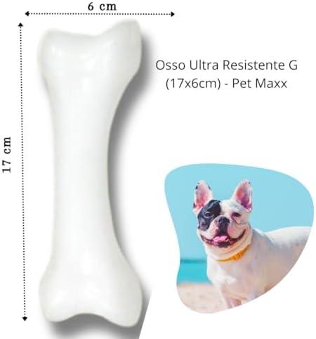         Brinquedos de Cachorro Morder em Nylon Osso, Graveto e Cacto Texas Ultra Resistente e Grandes - G Brinquedo Para Cães Pet de Porte Médio a Grande Medidas: 18x9cm - Petmaxx - Kit com 3 Brinquedos       