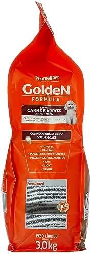         Premier Pet Ração Golden Fórmula Mini Bits Para Cães Adultos Pequeno Porte Sabor Carne E Arroz 3Kg Para Todas Pequeno Adulto       