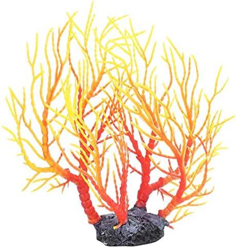         Árvore de Coral Artificial, Simulação de Plástico Planta Aquática Ornamento de Decoração de Aquário para Tanque de Peixes Paisagismo       