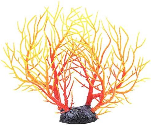         Árvore de Coral Artificial, Simulação de Plástico Planta Aquática Ornamento de Decoração de Aquário para Tanque de Peixes Paisagismo       