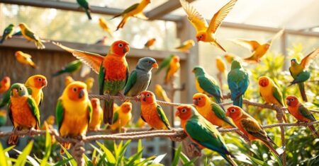 Benefícios de brinquedos interativos para aves