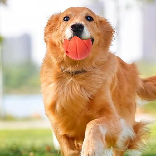         Brinquedos para cães dispensadores de guloseimas,Bola de guloseimas para cães,Bola de quebra-cabeça para cães - Brinquedo interativo para comida, brinquedos para tratar cães, brinquedos que rangem par       