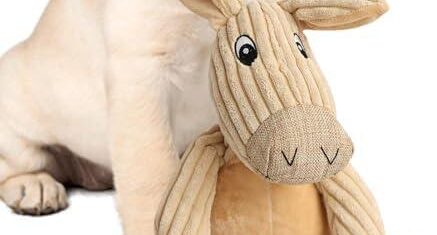 Brinquedo Pelúcia Interativo para Cães: Diga Adeus ao Tédio com o Plush Fun – O Brinquedo Calmante que seu Filhote Vai Amar!