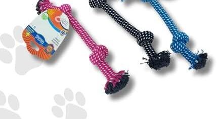 Chalesco Brinquedo de Corda Rope: A Diversão Garantida para Seu Cão com Cores Sortidas!