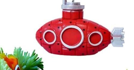 Decorações Flutuantes para Aquários: Transforme Seu Tanque com os Brinquedos Retrô para Peixes Submarinos!