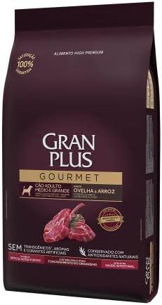         Granplus Ração Granplus Gourmet Para Cães Adultos De Médio E Grande Porte Sabor Ovelha 15Kg       