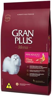         Granplus Ração Para Cães Adultos Gran Plus Mini Carne E Arroz 15 Kg       