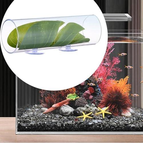         Ioensy Betta Tunnel Betta Fish Acrylic Tube, acessório para aquário, brinquedo para peixe Betta, caverna para aquário Betta Fish Cave para lagostins       