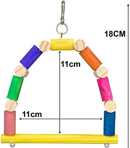         Kit Mega Pack Brinquedos e Acessórios Para Calopsita Periquito Agapornis       