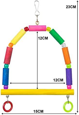         Kit Mega Pack Brinquedos e Acessórios Para Calopsita Periquito Agapornis       