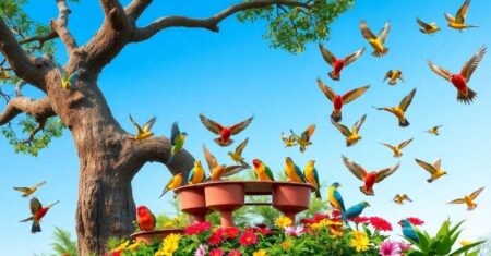 Preparação de ambiente seguro para aves felizes