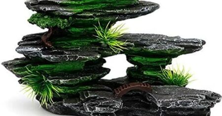 Reveja o ZYYRT Decoração de Aquário: Montanha em Resina, Caverna de Rocha e Árvore para Peixes e Camarões!