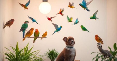 Técnicas de socialização para aves e pets